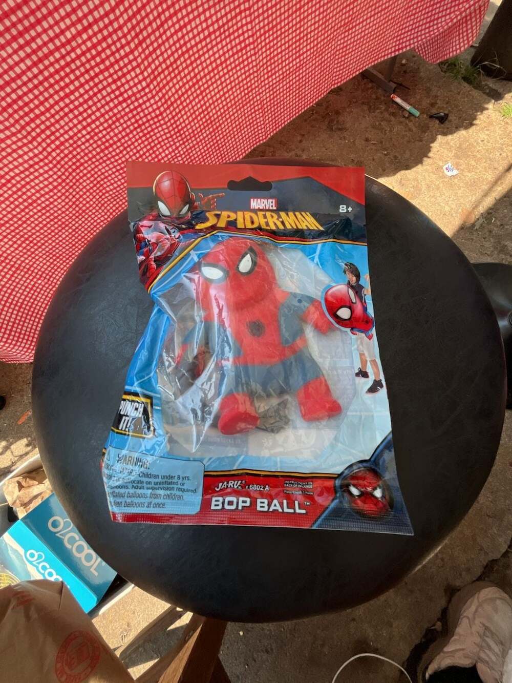 JA-RU Marvel Spider-Man Bop Ball Inflatable Punching Toy